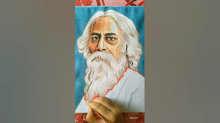 Rabindranath Tagore painting: Tutorial#shorts - DayDayNews