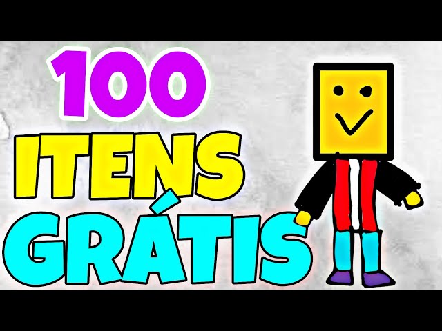COMO GANHAR 100 ITENS GRÁTIS NO ROBLOX 