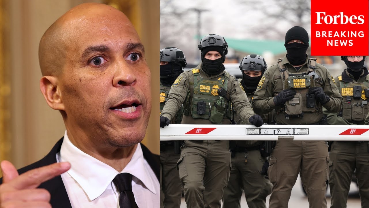 Cory Booker Tears Into 'Out Of Control' ICE, Explains Rationale For Voting No On DHS Funding Bill