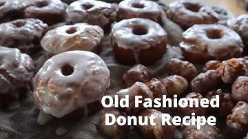 Old Fashioned Donut Recipe {fried in lard!} {VIDEO}
