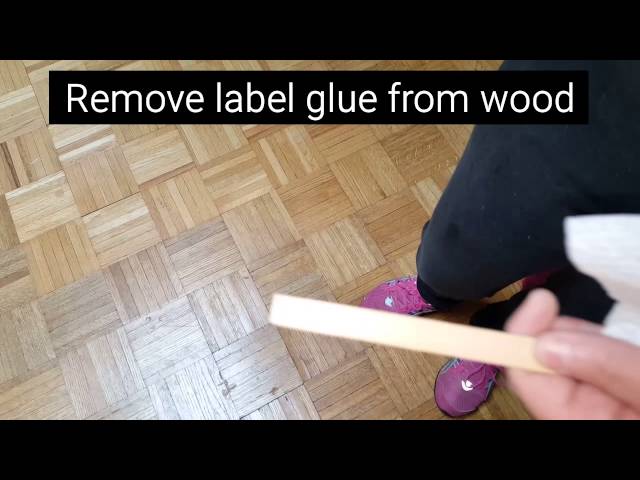 How to Remove Stickers from Hardwood - Juggling Act Mama