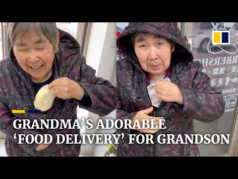 Chinese grandma’s adorable ‘food delivery’ for grandson makes her an internet star