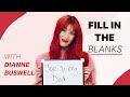 Dianne Buswell's Favourite Way To Work Out, Favourite Foods & Biggest Fans | Fill in The Blanks