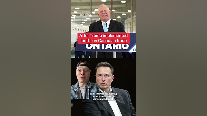 Doug Ford tears up $100M contract with Elon Musk's Starlink 😳 #elonmusk #canada #usa