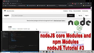 Getting Started With npm Modules & nodeJS core module file System | Backend Development Tutorial #3