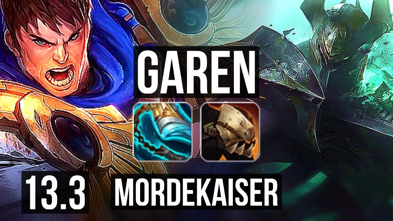 GAREN vs MORDE (TOP) | 7/0/2, 1.6M mastery, Godlike, 300+ games | Diamond 13.3 - YouTube