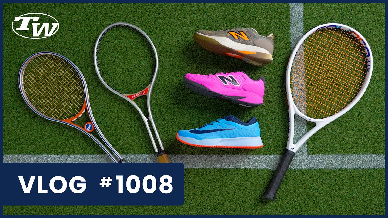 Solinco Prism Racquet 1st Look; New Colors in Our Fave Nike & New Balance Tennis Shoes - VLOG 1008