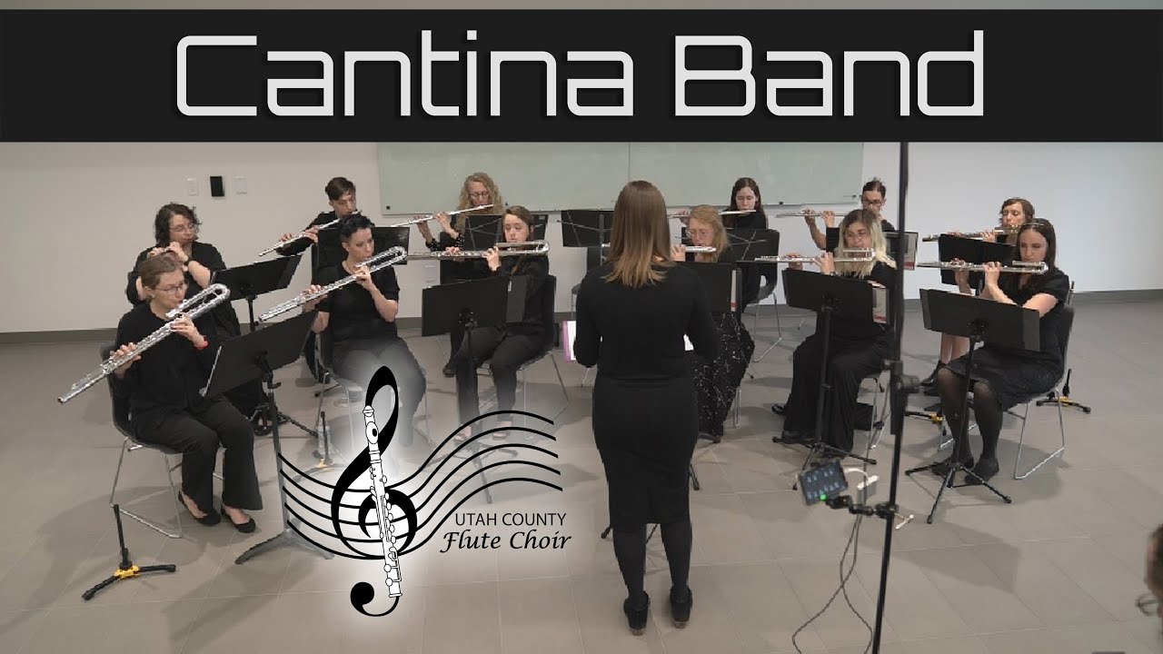 Cantina Band Utah County Flute Choir at the Spanish Fork Library