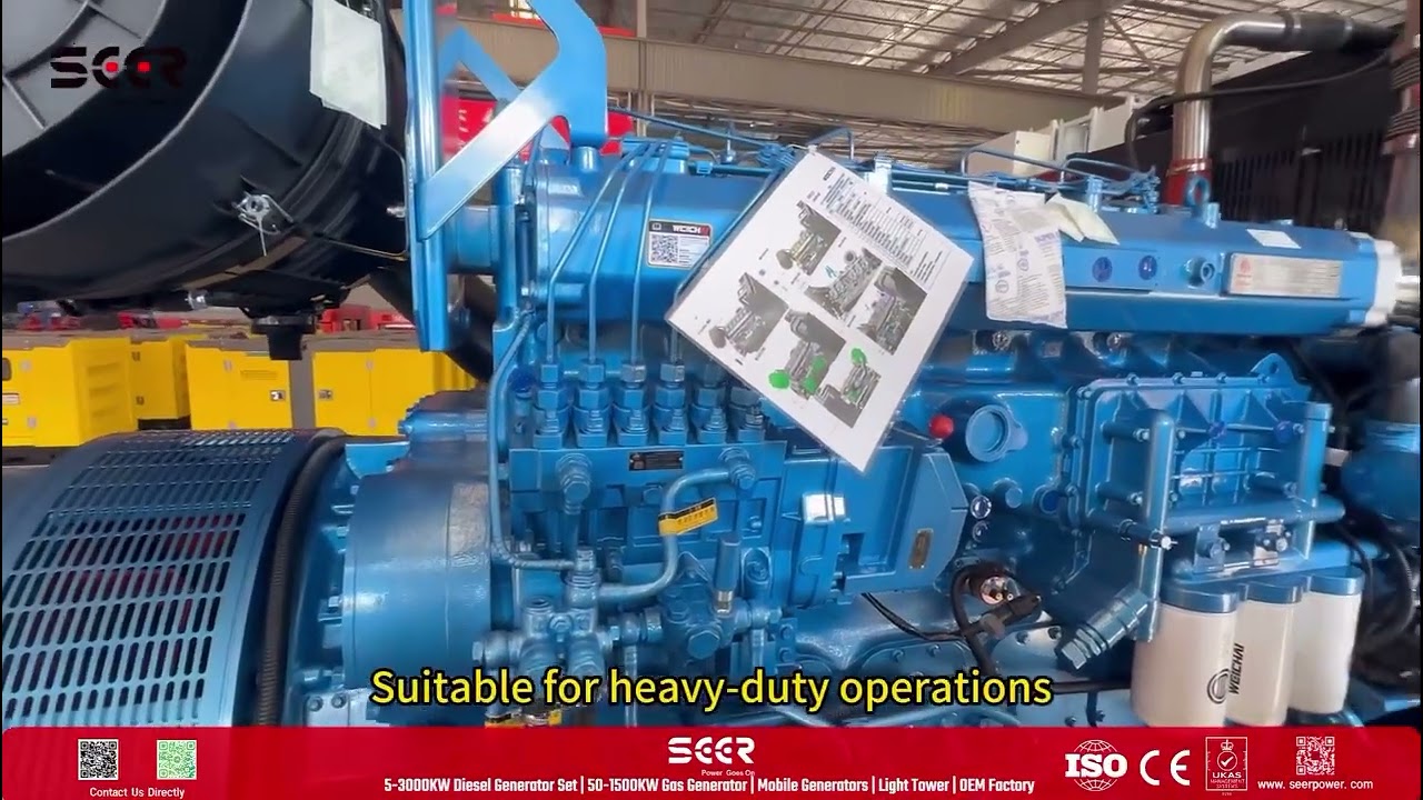 500kW WEICHAI Diesel Generator for Mining Project