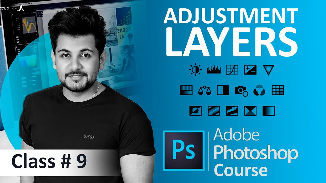 Adjustment Layers in Photoshop | Adobe Photoshop Complete Course for ...