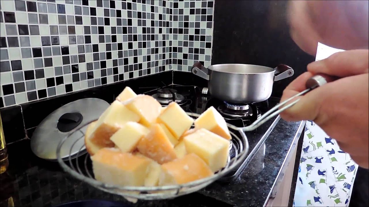 Pipoca com queijo provolone