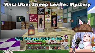 Pekora Learns That The One Who Put Mass Uber Sheep Leaflets Isn't Watame【Hololive English Sub】