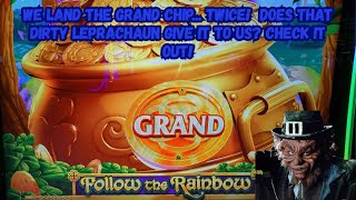 🌈Follow the Rainbow!🌈 We Land The Grand Coin TWICE!🤯  Do We Get It? Take a Look! #casino #slots