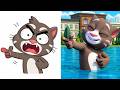 Laugh with My talking tom 2 Farts Challenge gamep lay funny drawing meme