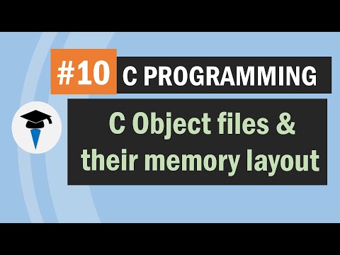 C object files and their memory layout | Relocatable and executable object files | Readelf
