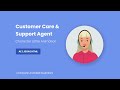 AI Customer Care UX Kit - Call Center & Support Agent Lottie Animation - Lottie Wizard #animation