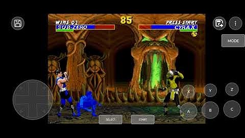 Sub-zero unmasked vs cyrax mk3
