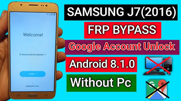 Samsung J7(2016) Frp Bypass Android 8.1.0 | J710F Google Account Unlock |Frp Unlock| without Pc 2023