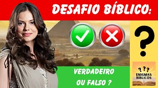 DESAFIO BÍBLICO - VERDADEIRO OU FALSO COM 25 PERGUNTAS BÍBLICAS screenshot 2