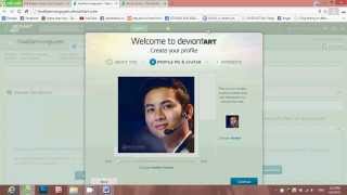 HƯỚNG DẪN TẠO TÀI KHOẢN DEVIANTART