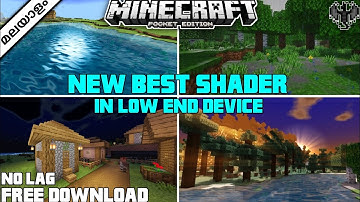 MINECRAFT PE || TOP 1 BEST REALISTIC SHADER IN LOW END DEVICE [RENDER DRAGON?] [NO LAG][MALAYALAM]
