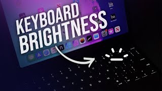 How to Use Keyboard Brightness on iPad (tutorial)