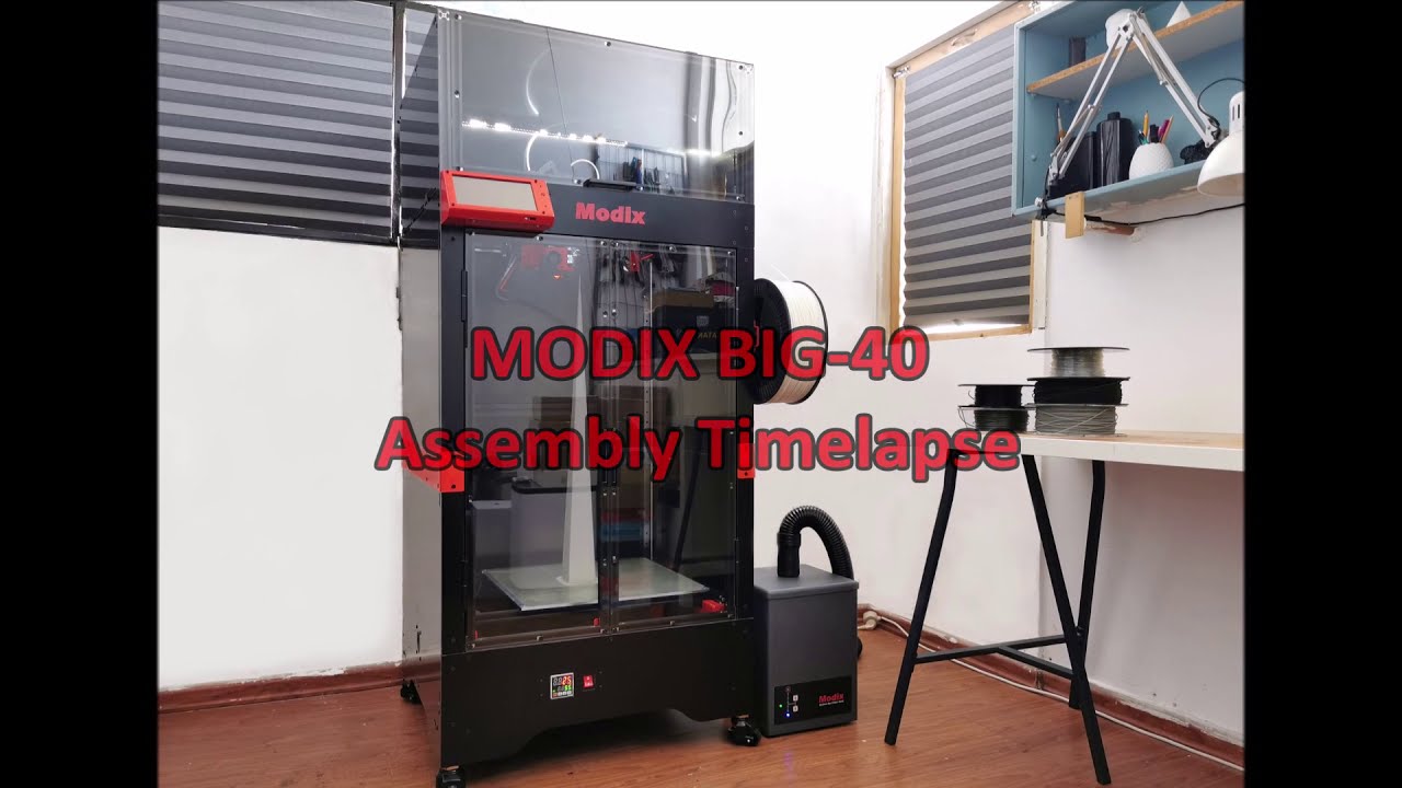 Modix BIG-40 3D Printer Assembly Timelapse
