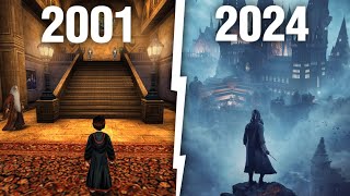 Evolution of Harry Potter games from 2001 to 2024 #harrypotter #games #ps5 #gameplay #evolution