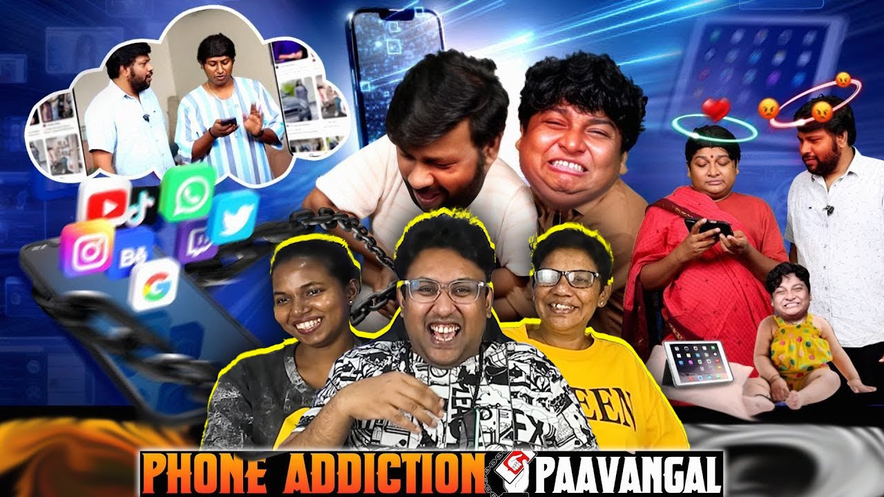 Phone Addiction Paavangal Reaction 😂 | Ramstk Family