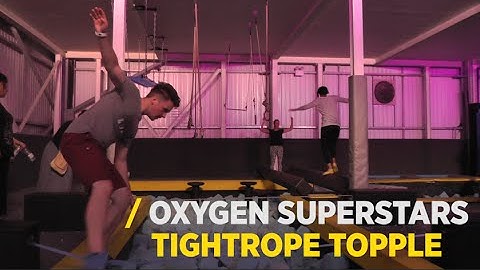 Tightrope Topple | Oxygen Freejumping Trampoline Parks