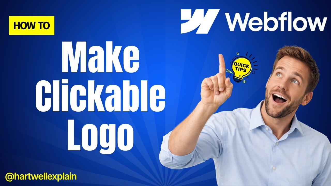 How to Make a Logo Clickable in Webflow (Tutorial) - YouTube