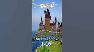 Build Hogwarts 🧙‍♂️ #minecraft #harrypotter #minecraftbuilding