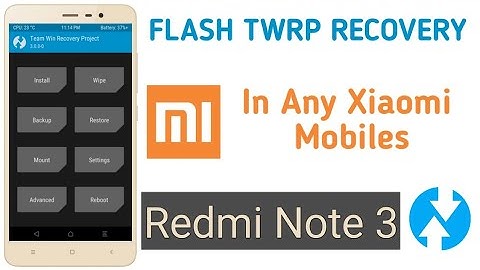 Install TWRP on any Xiaomi Redmi Mobiles | Flash TWRP in Redmi Note 3 | Unlock bootloader of Xiaomi