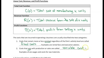 1.3 Linear Functions and Mathematical Models: Example 2