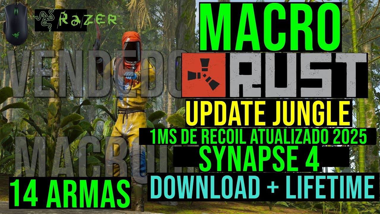 MACRO RUST Razer Synapse 4 - Date 26/05/2025 - YouTube