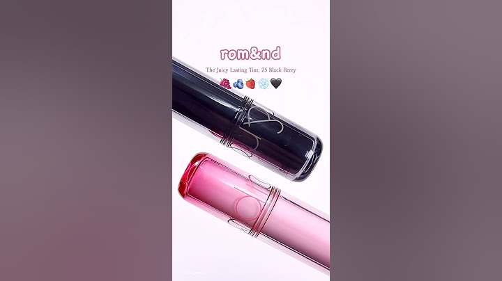 흑화한 #롬앤 설화딸기🍓🖤 블랙 베리 틴트 활용팁🍇 #Romand The Juicy Lasting Tint 25 Black Berry #kbeauty ✨