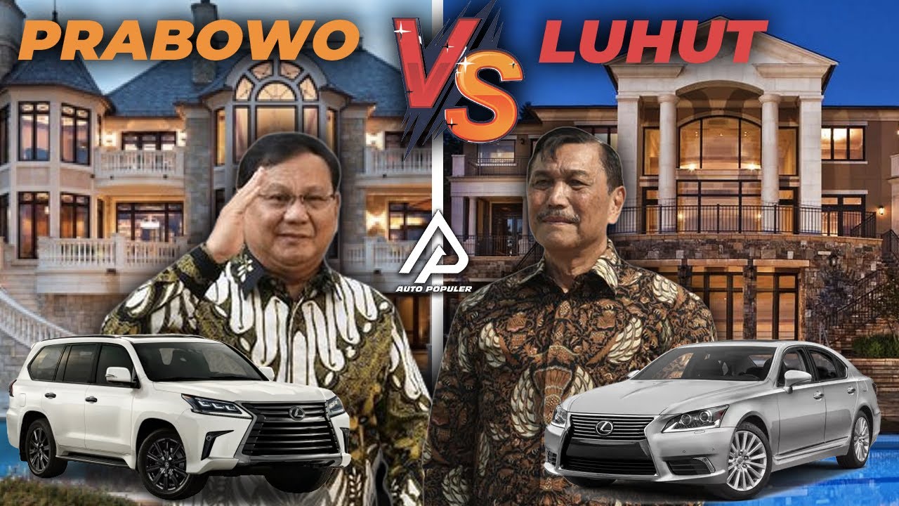 Bisa Menghidupi 7 Keturunan! Begini Perbandingan Kekayaan Prabowo Subianto VS Luhut Binsar Panjaitan