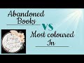 Abandoned books VS most coloured in! My adult colouring book collection
