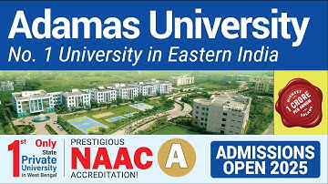 Adamas University | A NAAC 