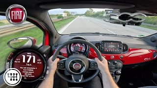2019 FIAT 500 (69HP) Top Speed Acceleration | No Speed Limit