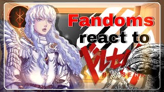 •|| 🪽 ||• Fandoms react to Griffith {• 7/8 || Caska X Guts || ⚠️ 13  ⚠️ || 🇧🇷 // 🇺🇲 •} •|| 🪽 |•