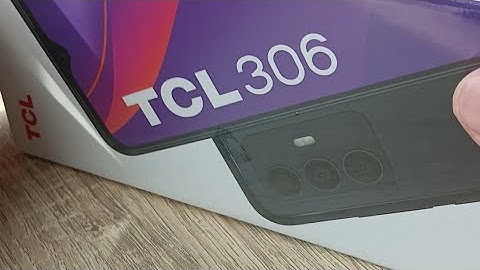 TCL 306 Unboxing
