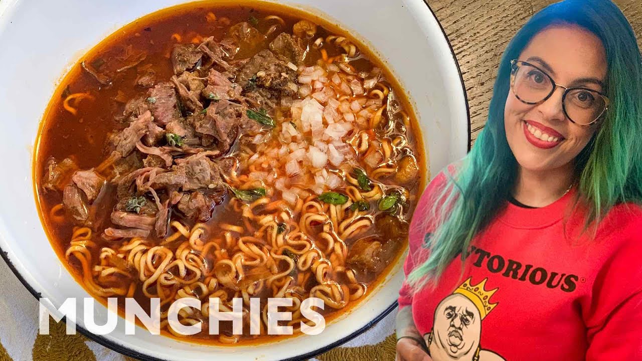 Mexican Birria & Japanese Ramen in One Dish | Quarantine Cooking | Munchies