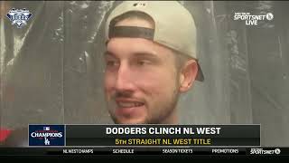 Kyle Tucker On Winning NL West With Dodgers, Why He Didn't Go For Cycle Vs Reds!