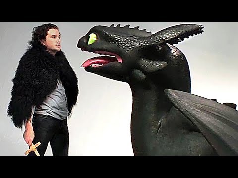 Quand JON SNOW flippe face à KROKMOU ! - DRAGONS 3 : Le Monde Caché