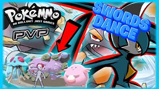 SWORDS DANCE GALLADE, 6-0d This Common STALL TEAM?! PokeMMO PvP - Can we Hit Veteran Rank Today?