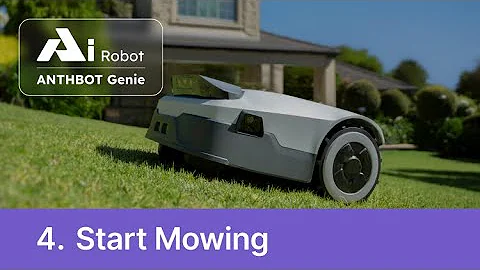 How to Start Mowing with Genie AI Robot Mower? | ANTHBOT