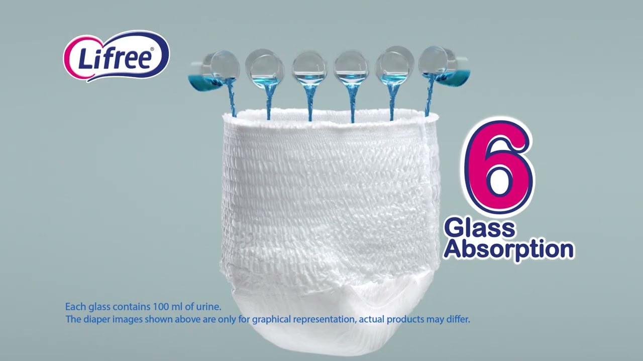 Lifree Extra Absorb Pants - Stay Worry-free \u0026 Confident!