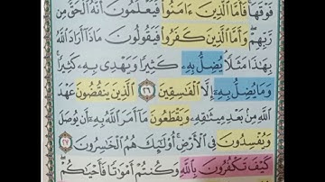 سورة البقرة حفظ وتكرار من الآية 26 إلى الآية 28 #فجاءة_خاطرة