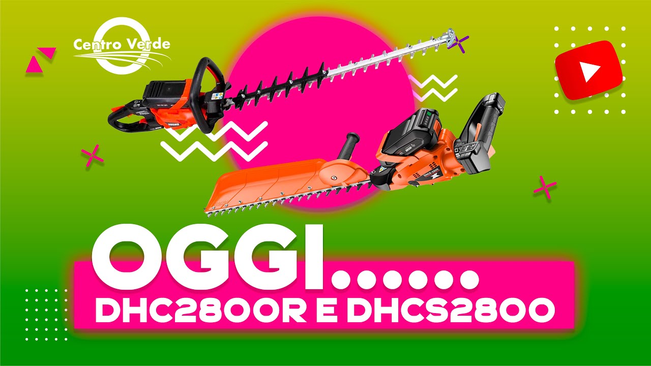 Due incredibili Tagliasiepi a batteria professionali : DHC2800R e DHCS2800 di Echo